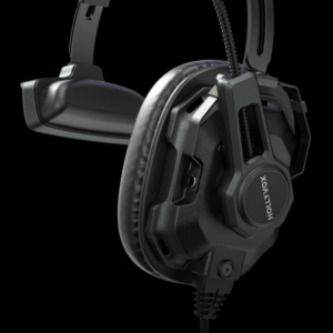 Hollyvox G51 Full-Duplex ENC Wireless Intercom System (4 Beltpacks, Single-Ear Headsets)