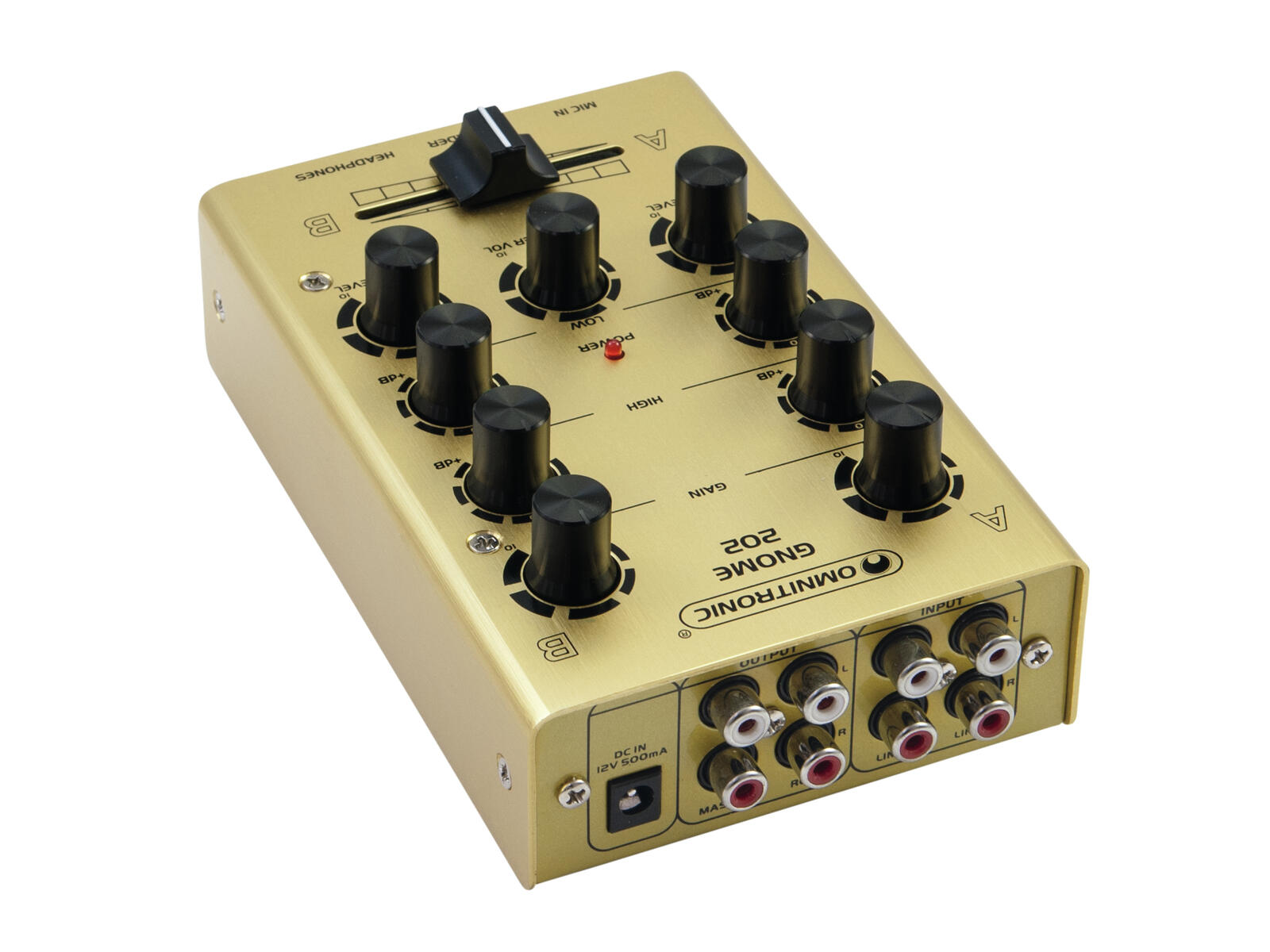 OMNITRONIC GNOME-202 Mini Mixer gold - Image 3
