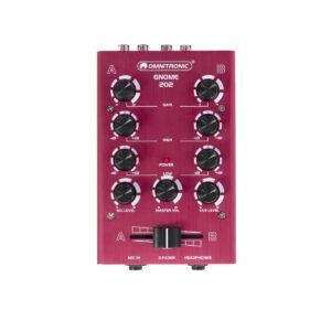 OMNITRONIC GNOME-202 Mini Mixer red