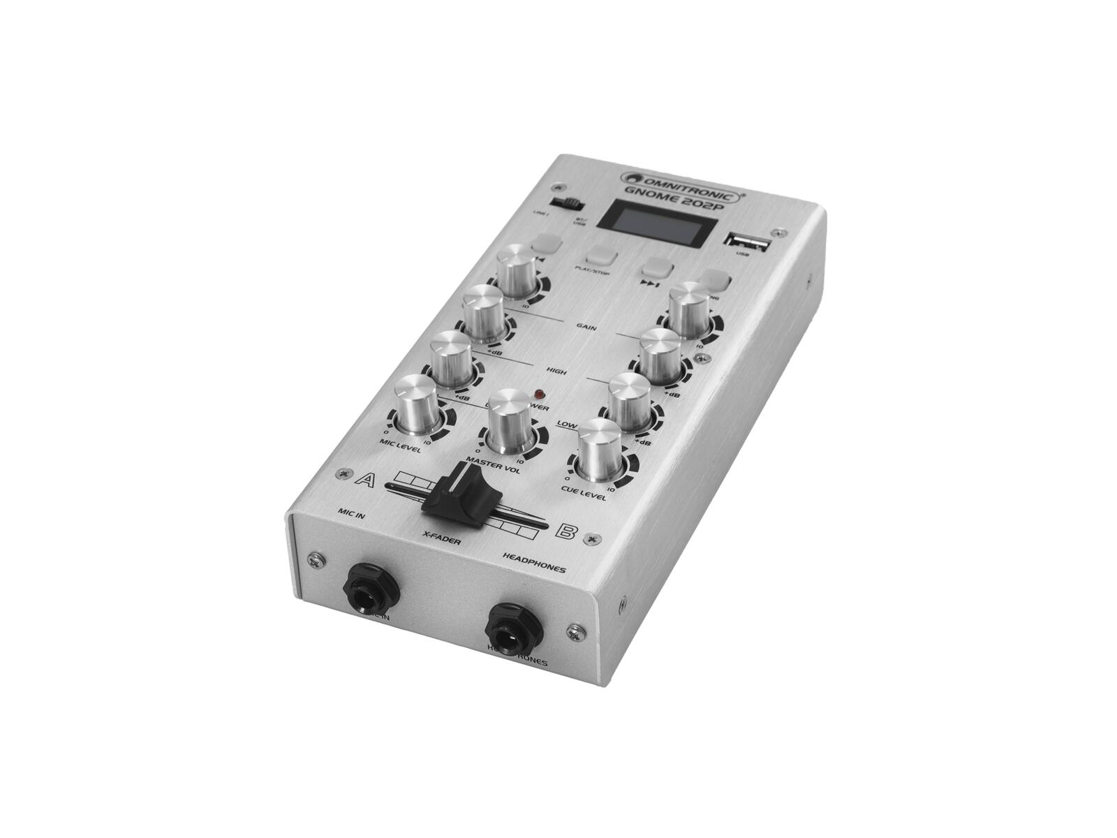 OMNITRONIC GNOME-202P Mini Mixer silver - Image 3