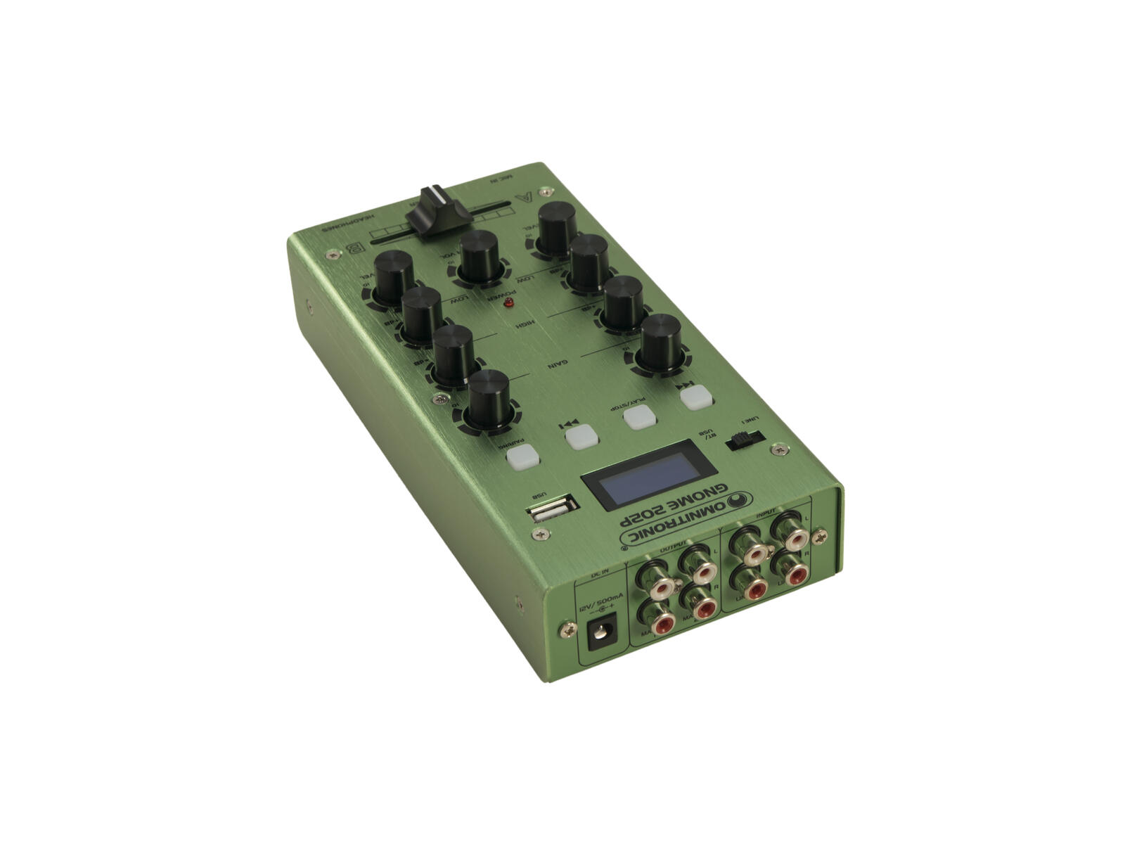 OMNITRONIC GNOME-202P Mini Mixer green - Image 5