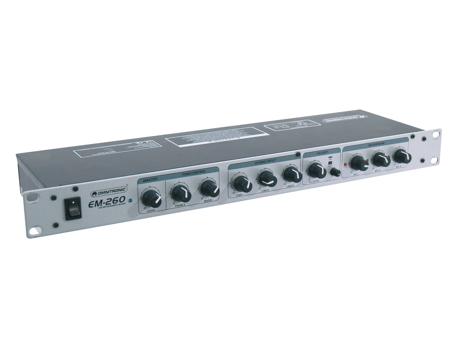 OMNITRONIC EM-260 Entertainment Mixer - Image 2