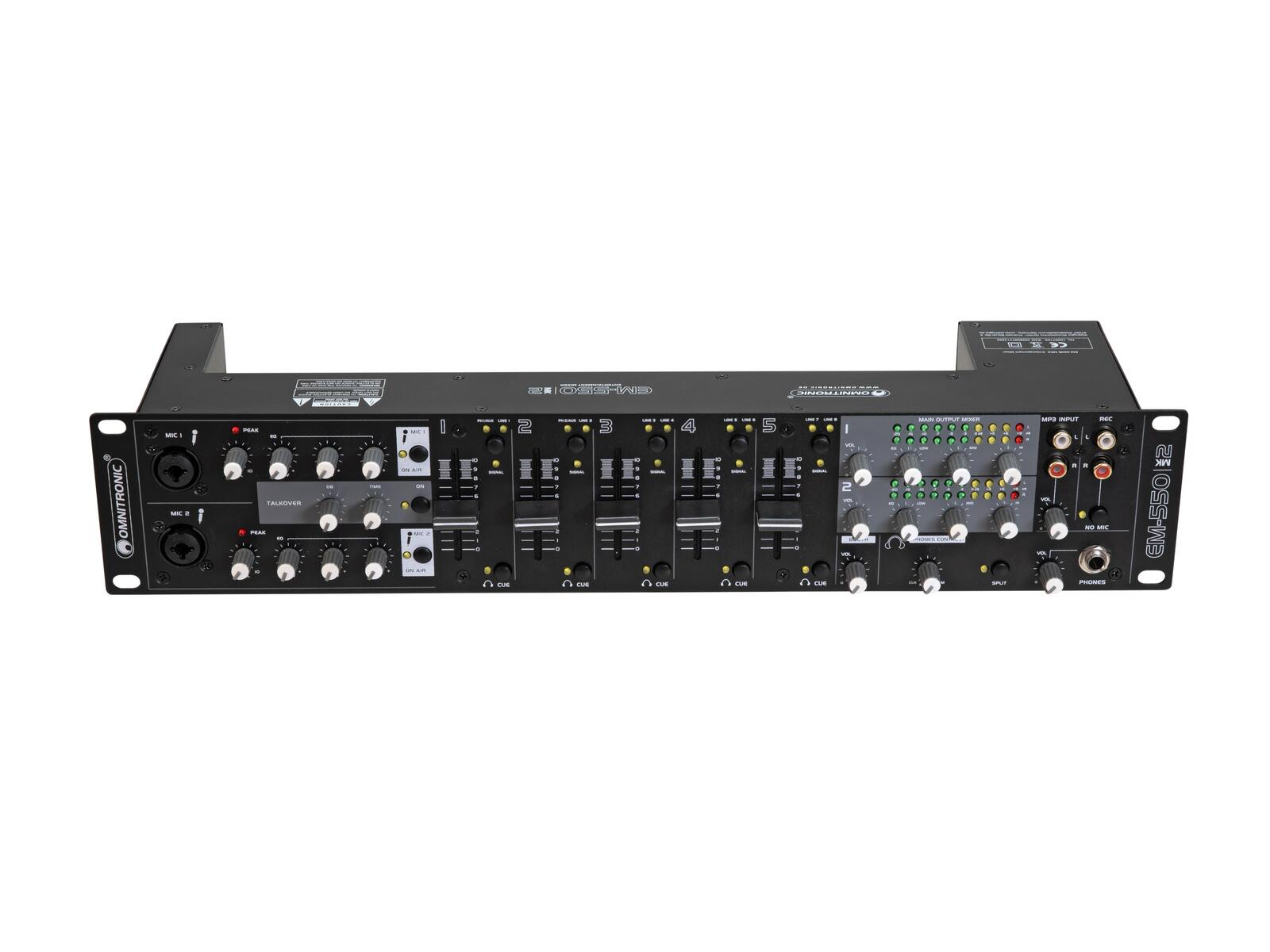 OMNITRONIC EM-550B MK2 Entertainment Mixer - Image 4