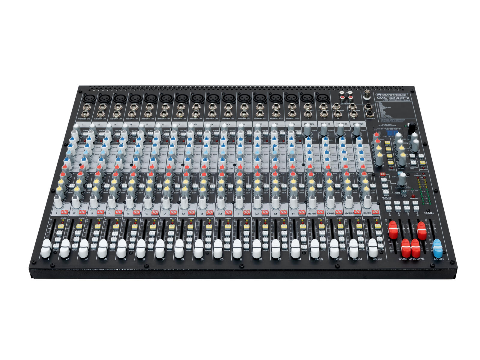 OMNITRONIC LMC-3242FX USB Mixing Console - Image 4