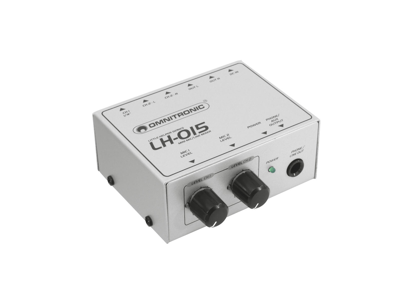 OMNITRONIC LH-015 2-channel Mic/Line Mixer