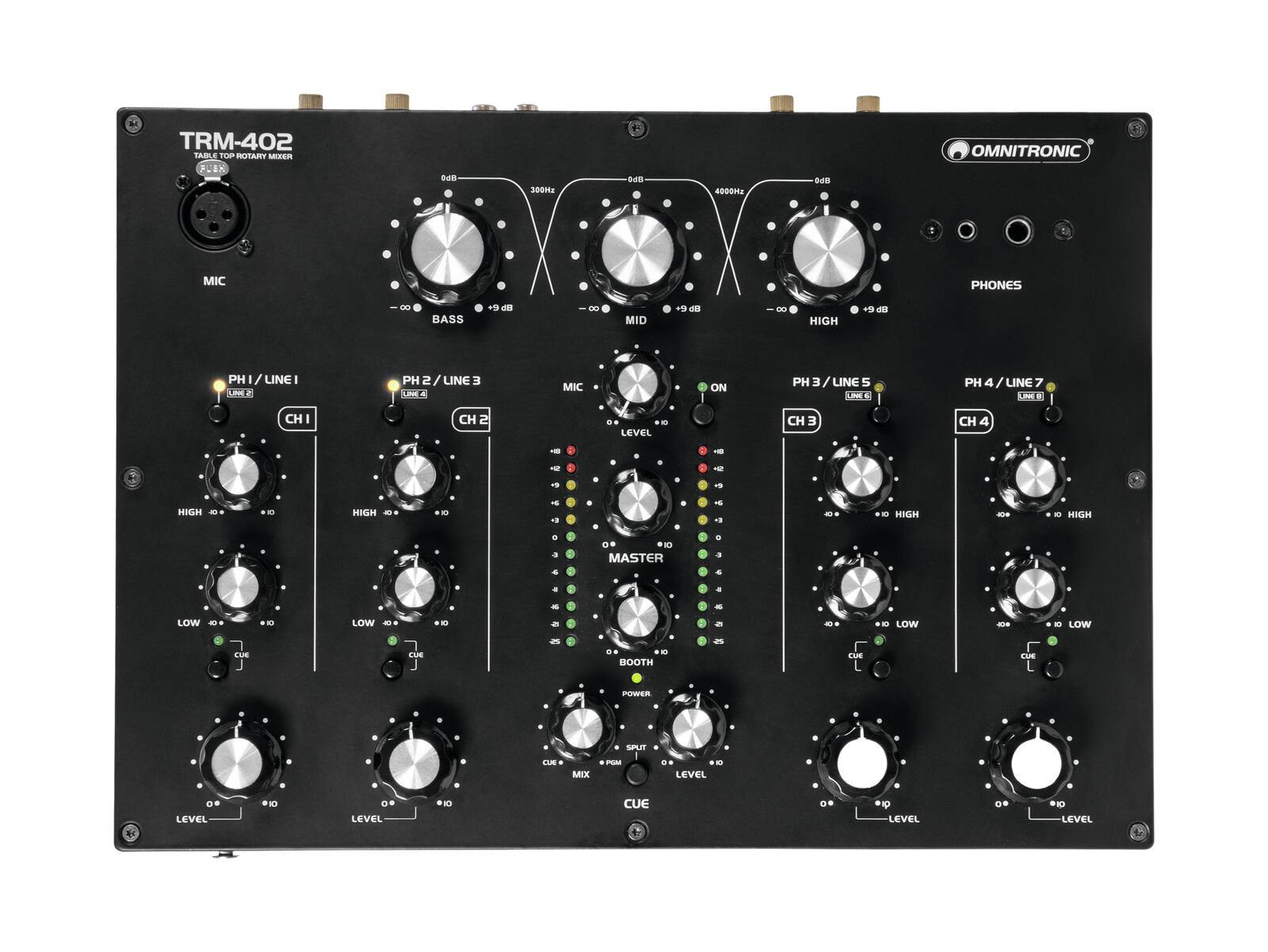 OMNITRONIC TRM-402 4-channel Rotary Mixer - Image 3