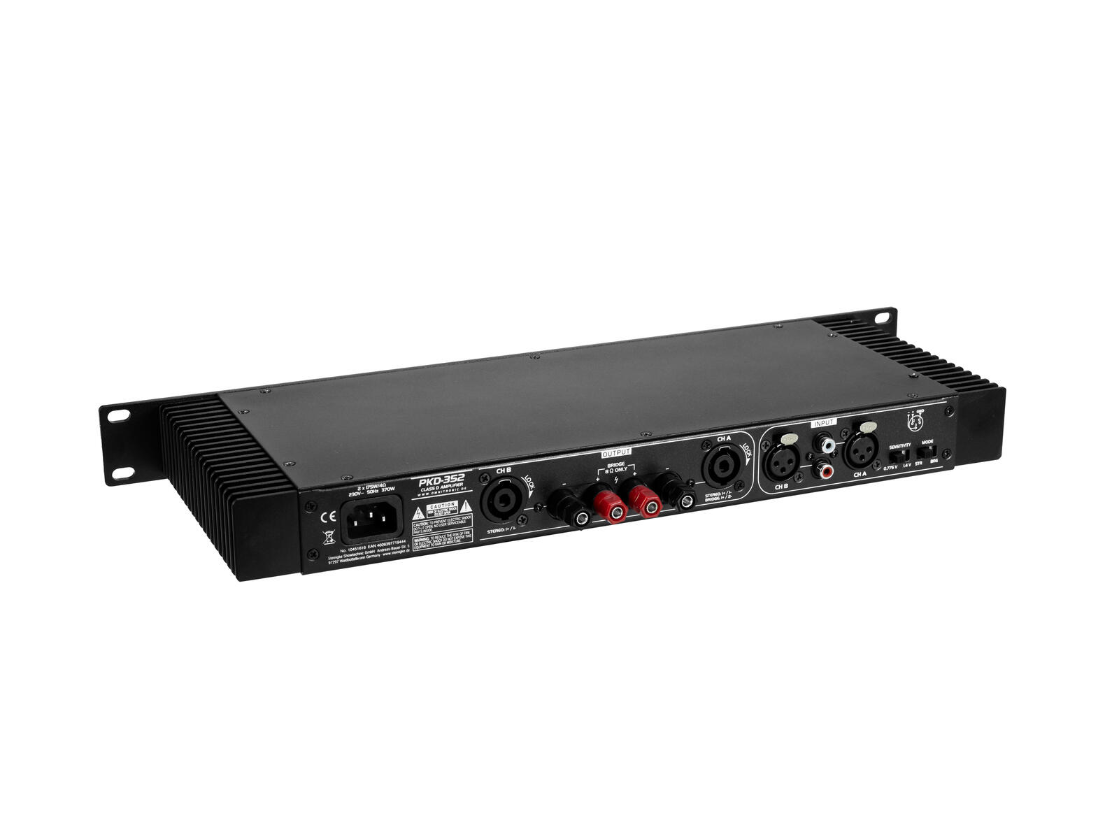 OMNITRONIC PKD-352 Class D Studio Amplifier - Image 4