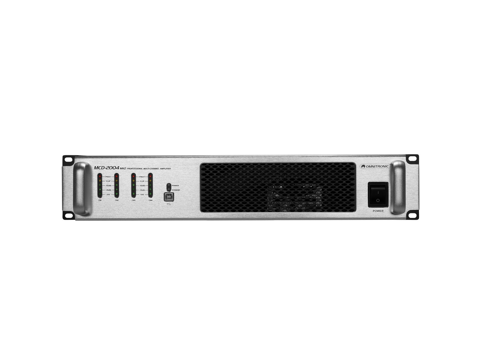OMNITRONIC MCD-2004 MK2 4-Channel Installation Amplifier - Image 4