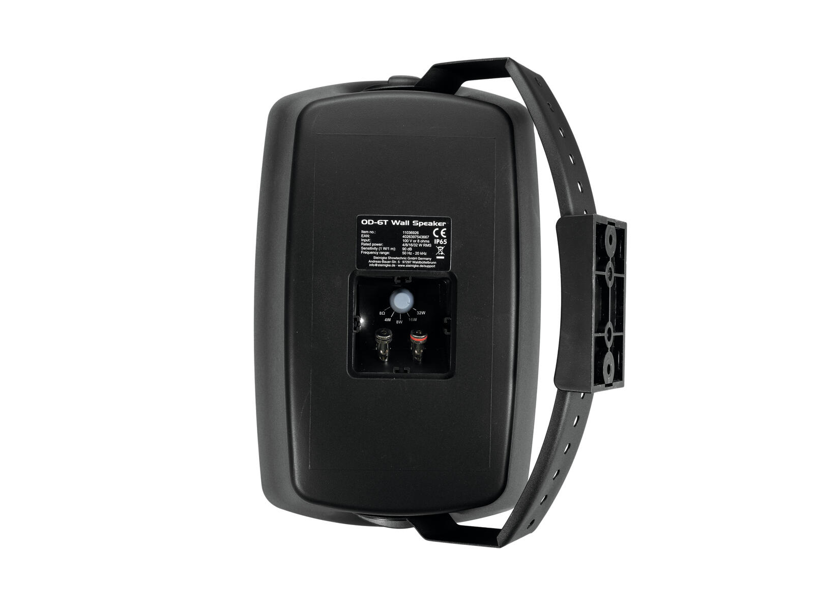OMNITRONIC OD-6T Wall Speaker 100V black 2x - Image 2