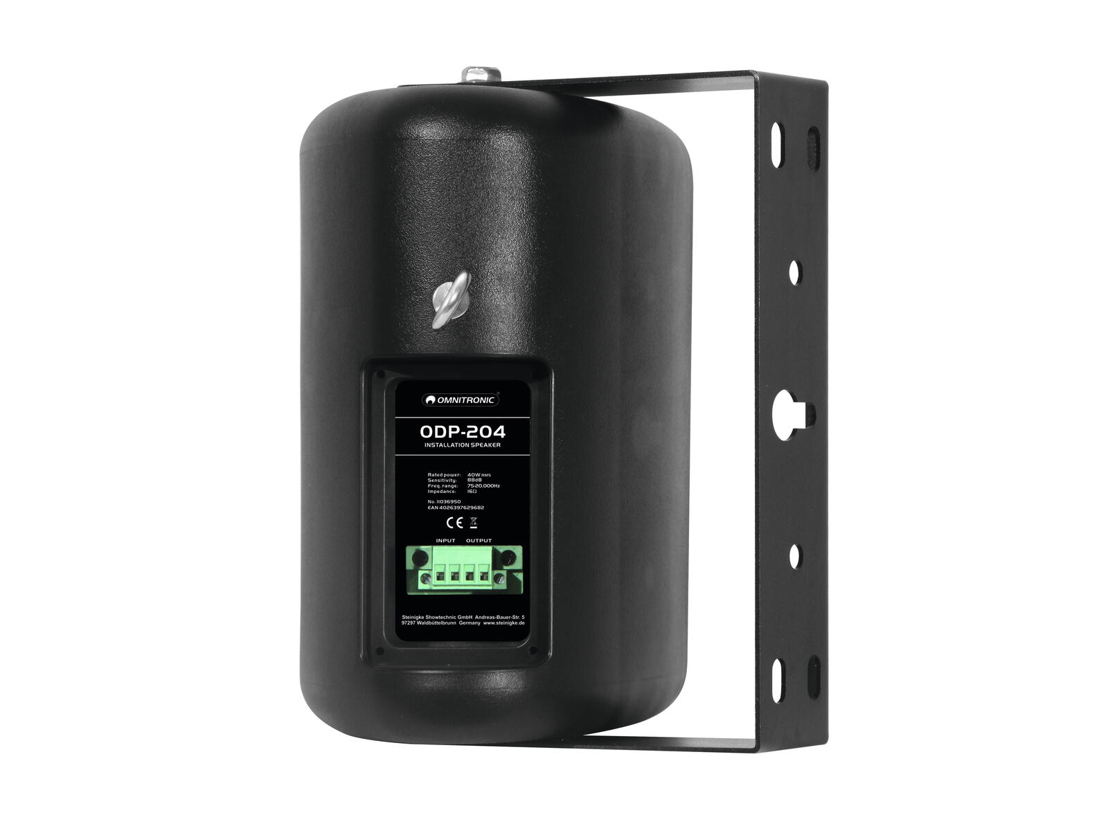OMNITRONIC ODP-204 Installation Speaker 16 ohms black 2x - Image 2