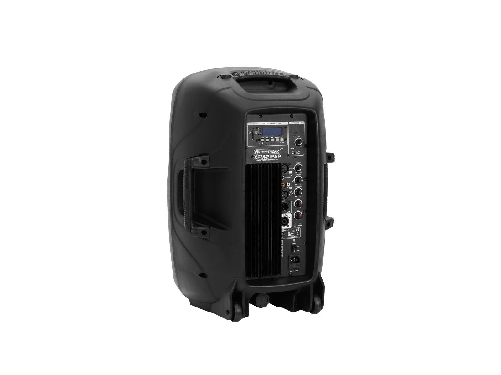 OMNITRONIC XFM-212AP Active 2-way Speaker Set with Wireless Microphone - Image 5