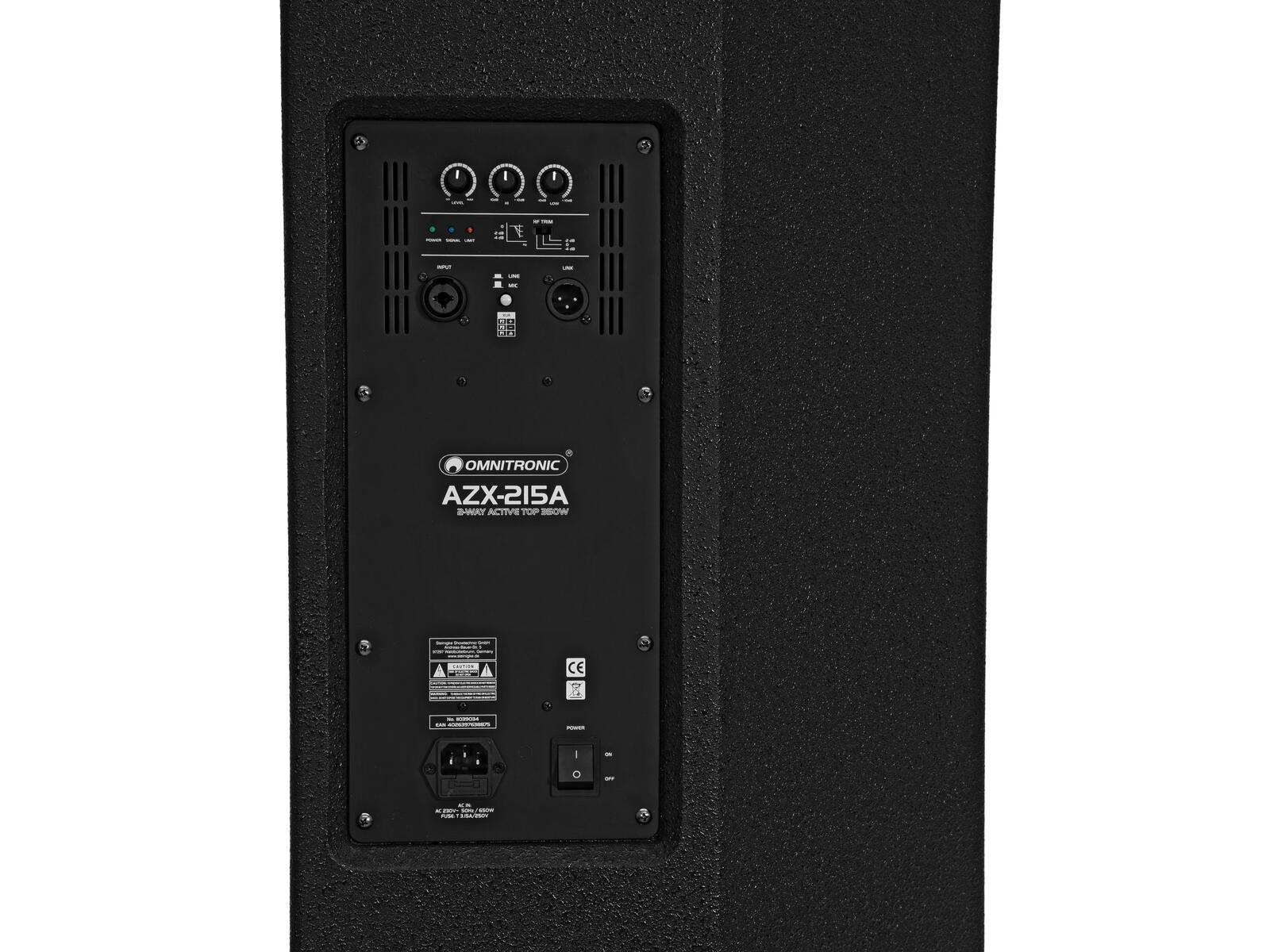 OMNITRONIC AZX-215A 2-way top active 350W - Image 5