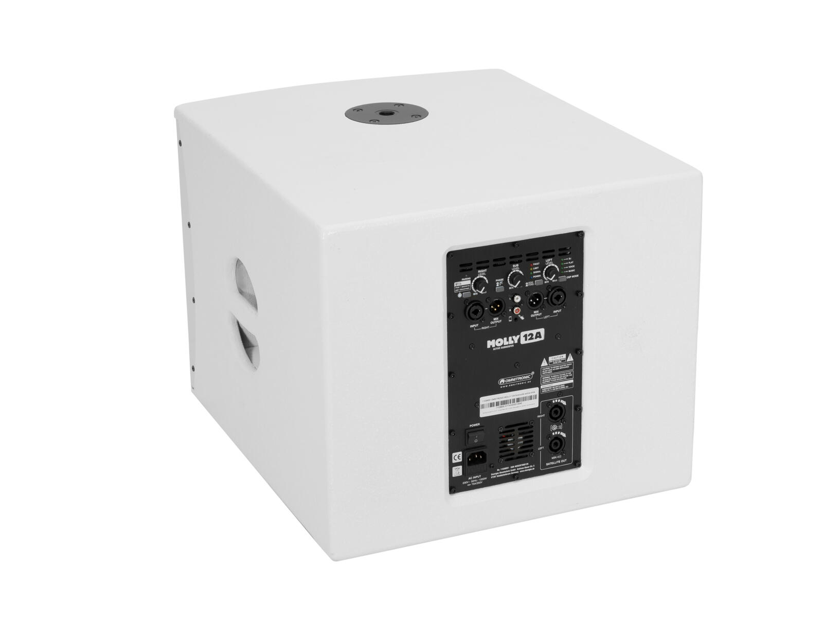 OMNITRONIC MOLLY-12A Subwoofer active white - Image 4