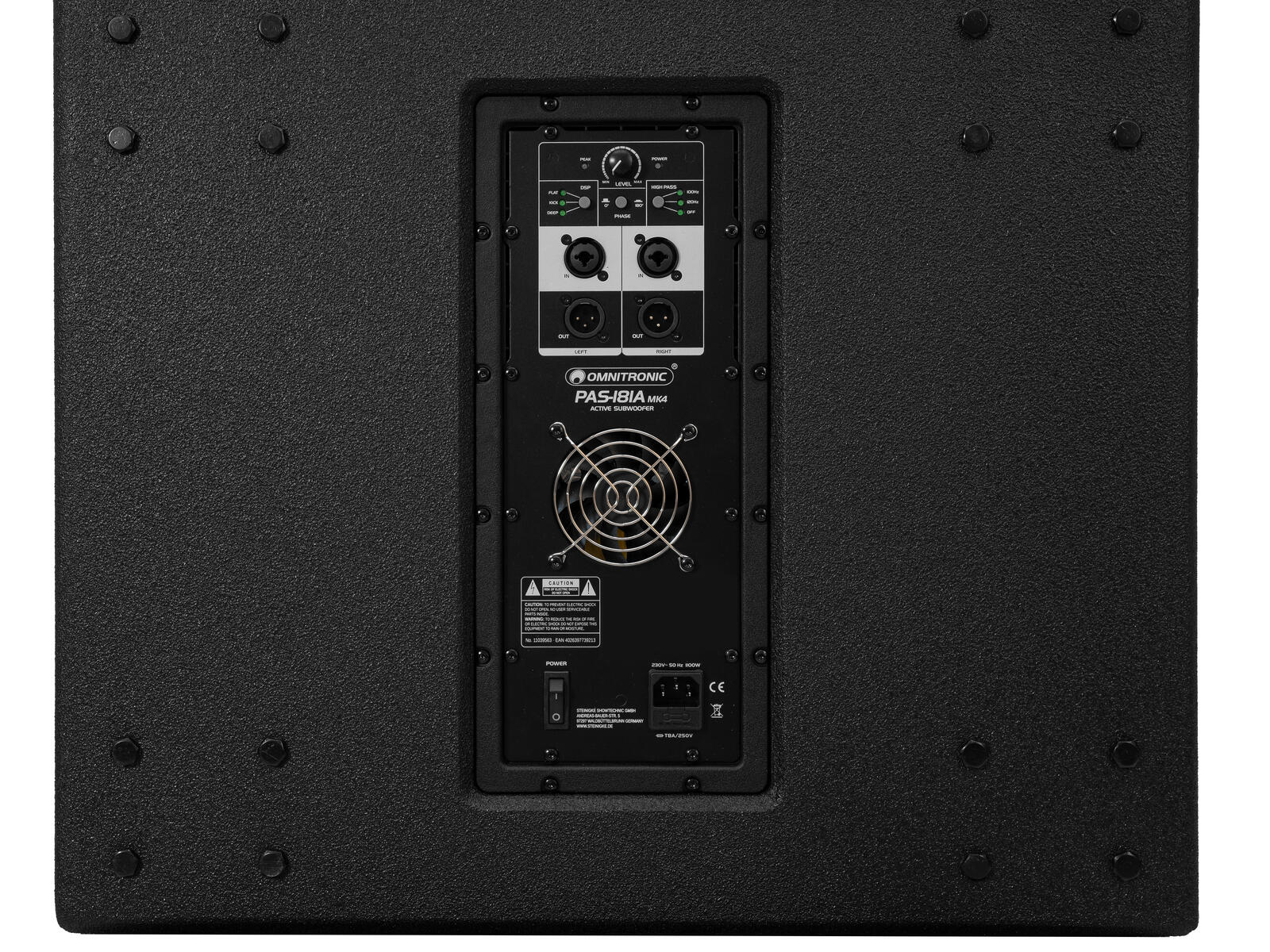 OMNITRONIC PAS-181A MK4 Subwoofer, active, DSP - Image 3