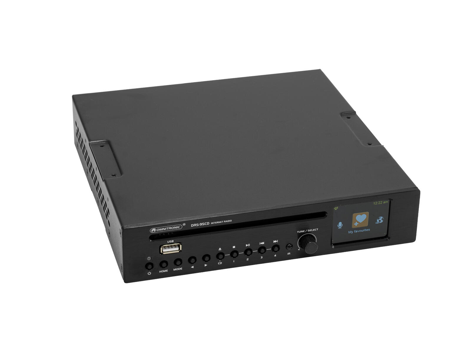 OMNITRONIC DRS-95CD Internet Radio with DAB+, Bluetooth and CD Player - Image 5