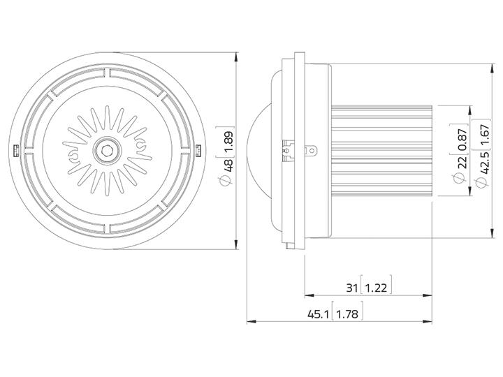 LAVOCE TN131.00 1.3" Soft Dome Tweeter, Neodymium Magnet - Image 3