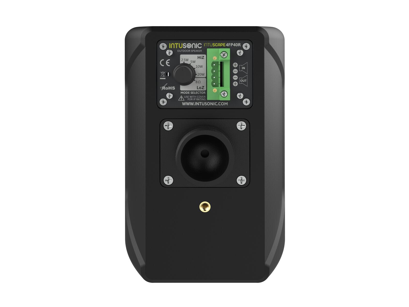 INTUSONIC 4FP40R 4" 2-way Outdoor Speaker black - Image 5