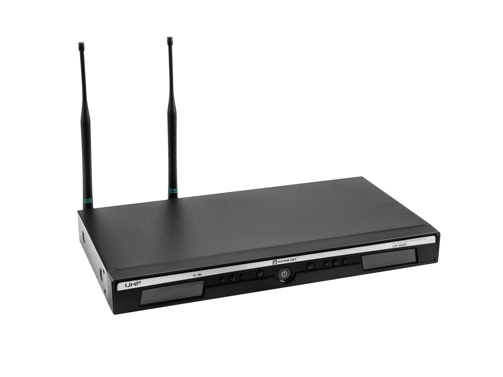 RELACART UR-222D 2-channel UHF Receiver 823-832 + 863-865 MHz