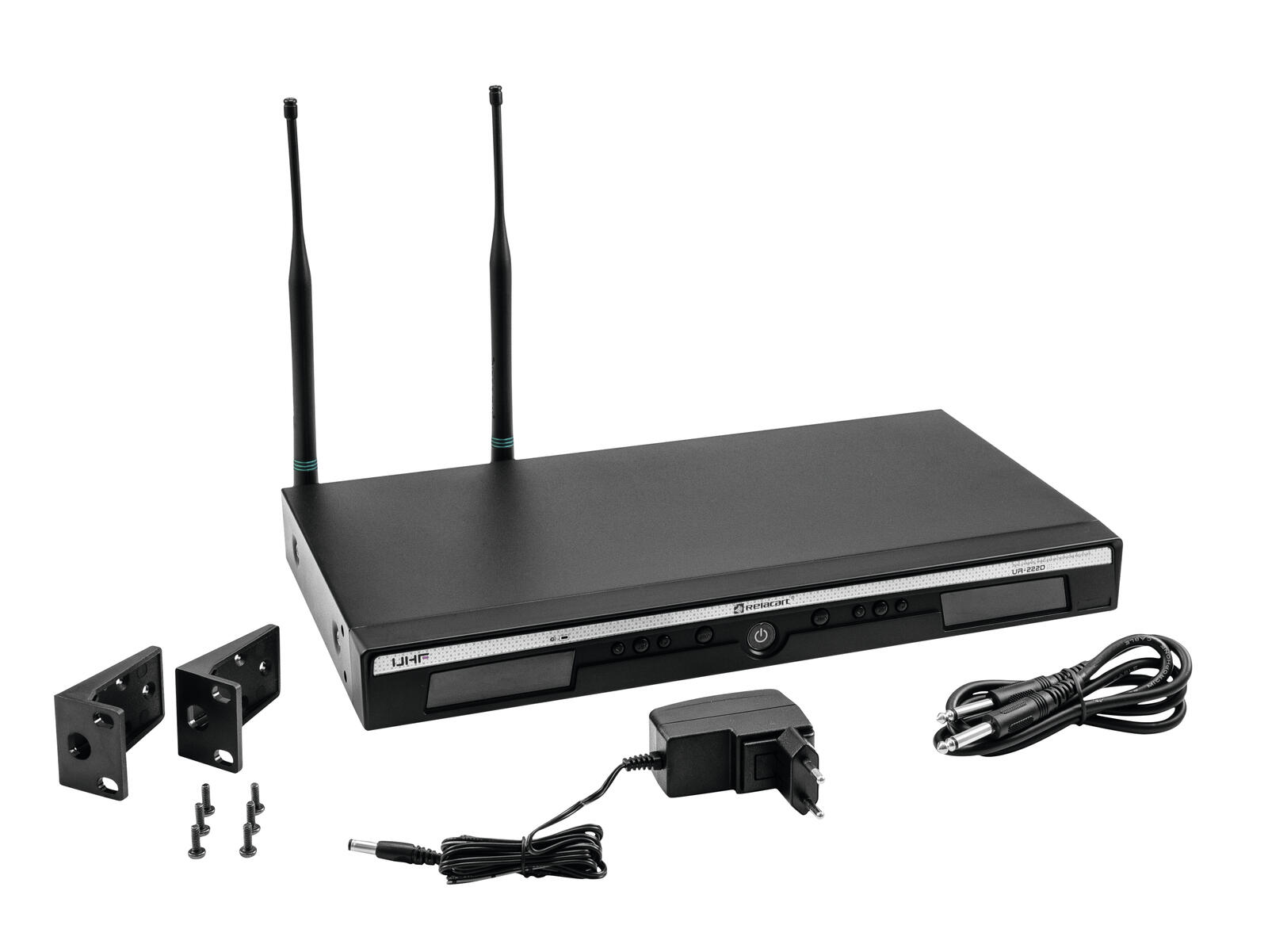RELACART UR-222D 2-channel UHF Receiver 823-832 + 863-865 MHz - Image 2