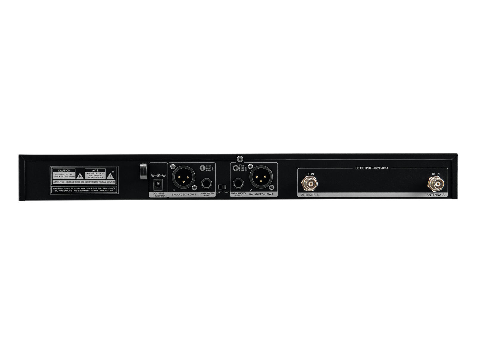 RELACART UR-222D 2-channel UHF System 823-832 + 863-865 MHz - Image 2