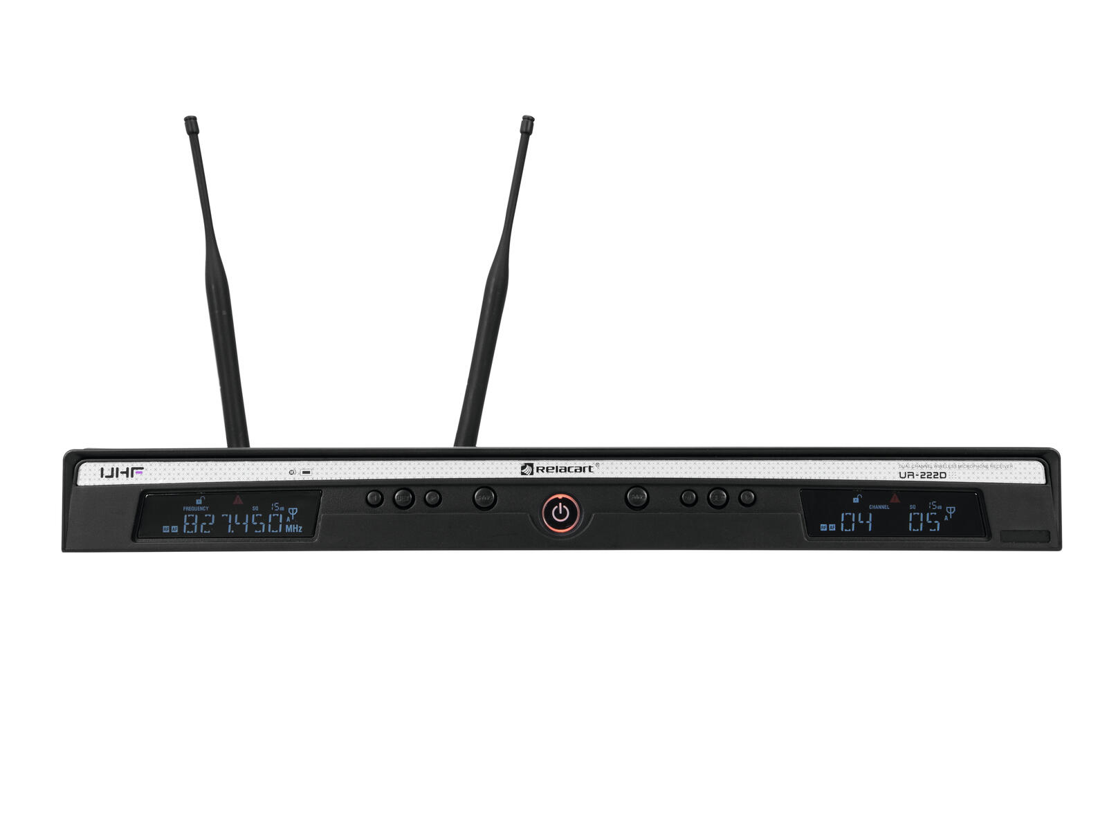 RELACART UR-222D 2-channel UHF System 823-832 + 863-865 MHz - Image 4