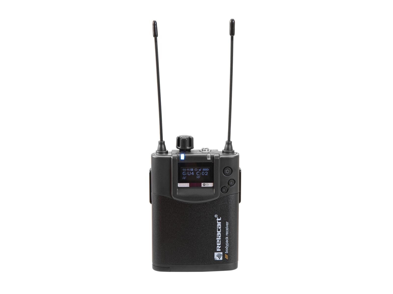 RELACART PM-320R In-Ear Bodypack Receiver 626-668 MHz - Image 4
