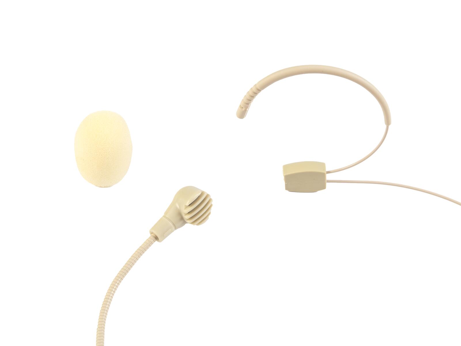 OMNITRONIC UHF-300 Headset Microphone skin colored - Image 2