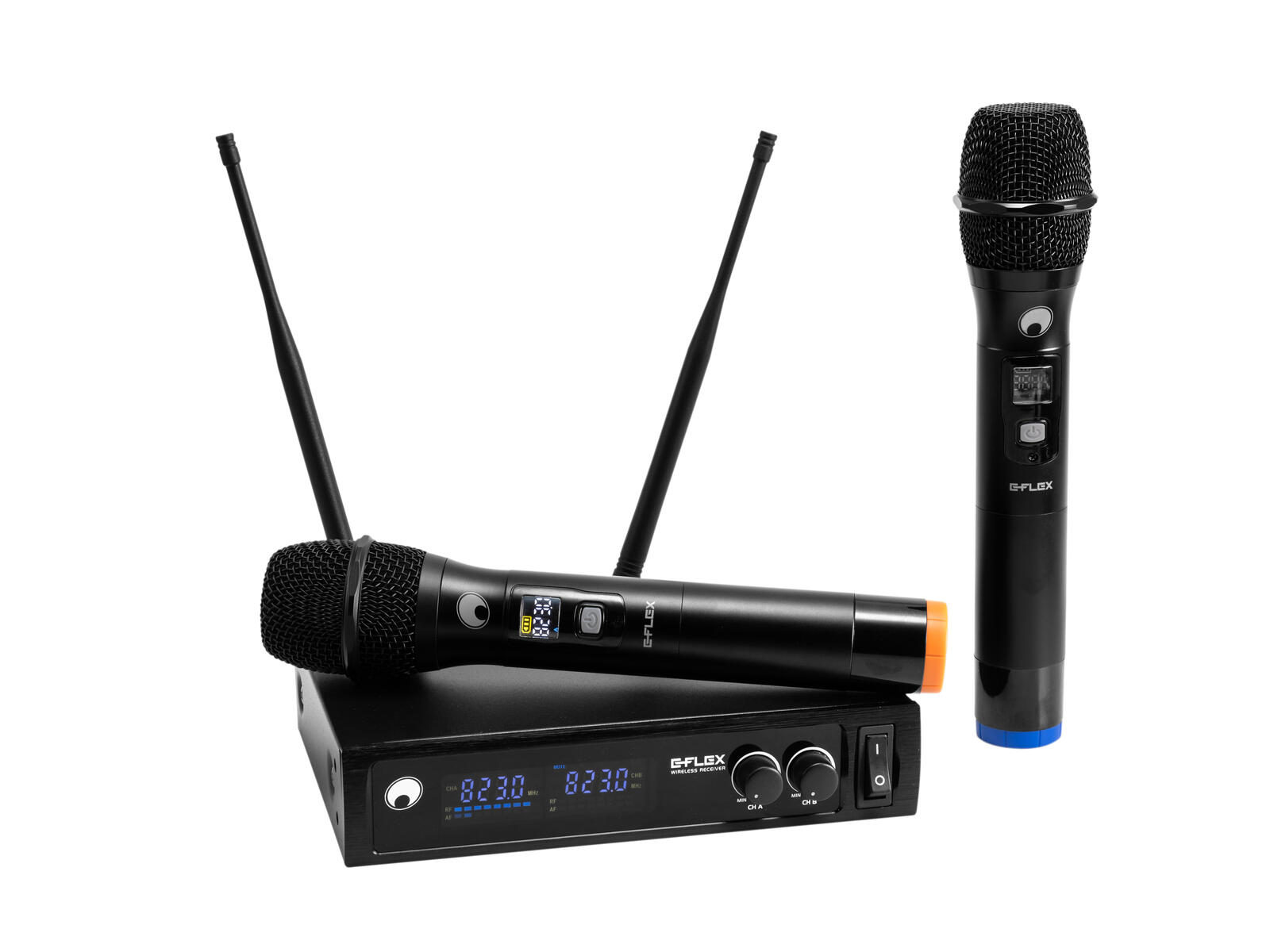 OMNITRONIC UHF E-FLEX 2, Wireless Mic System 823-832/863-865 MHz