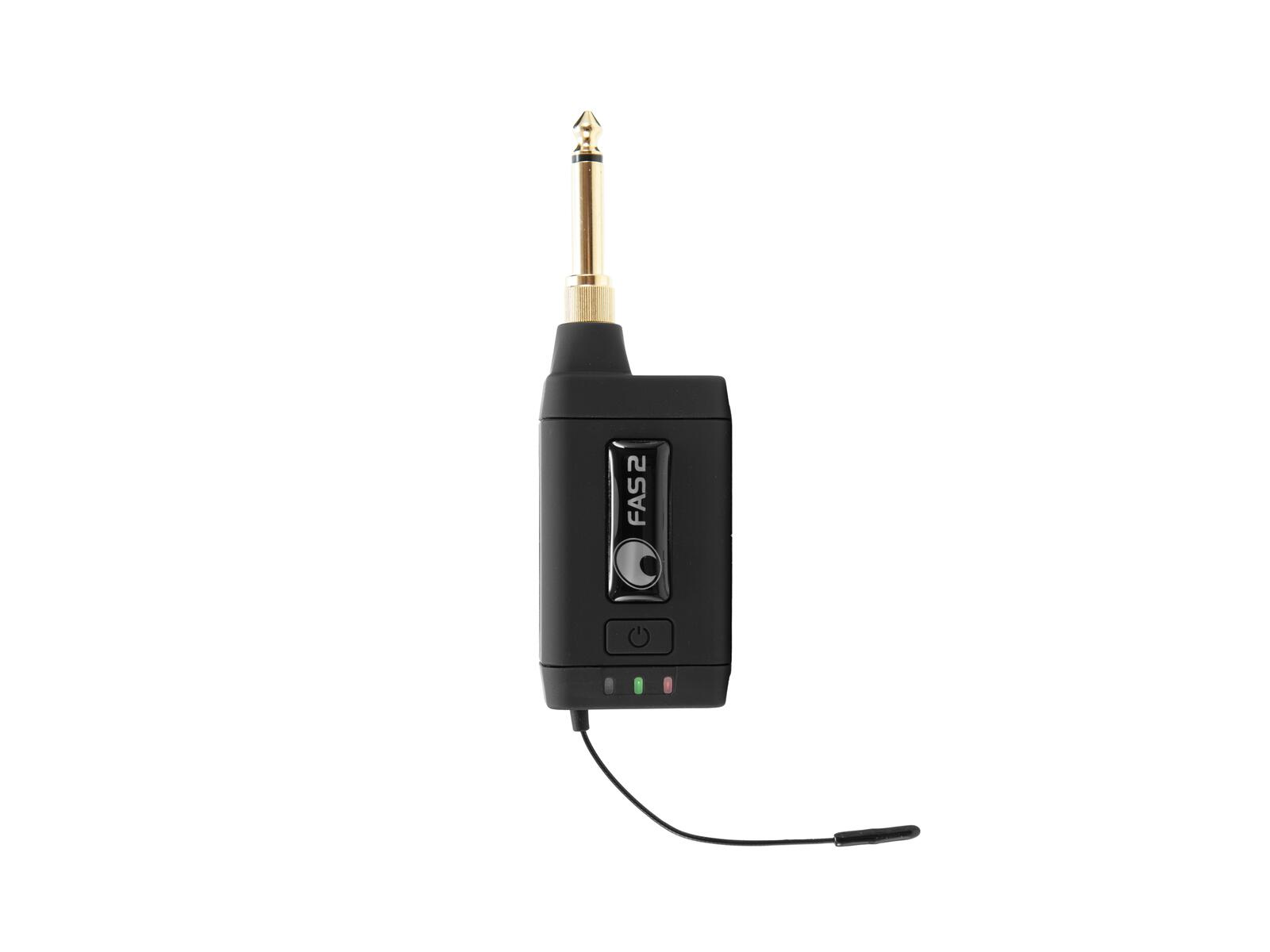 OMNITRONIC Set FAS TWO + 2x BP + Headset + Acoustic Guitar Microphone 660-690MHz - Image 2