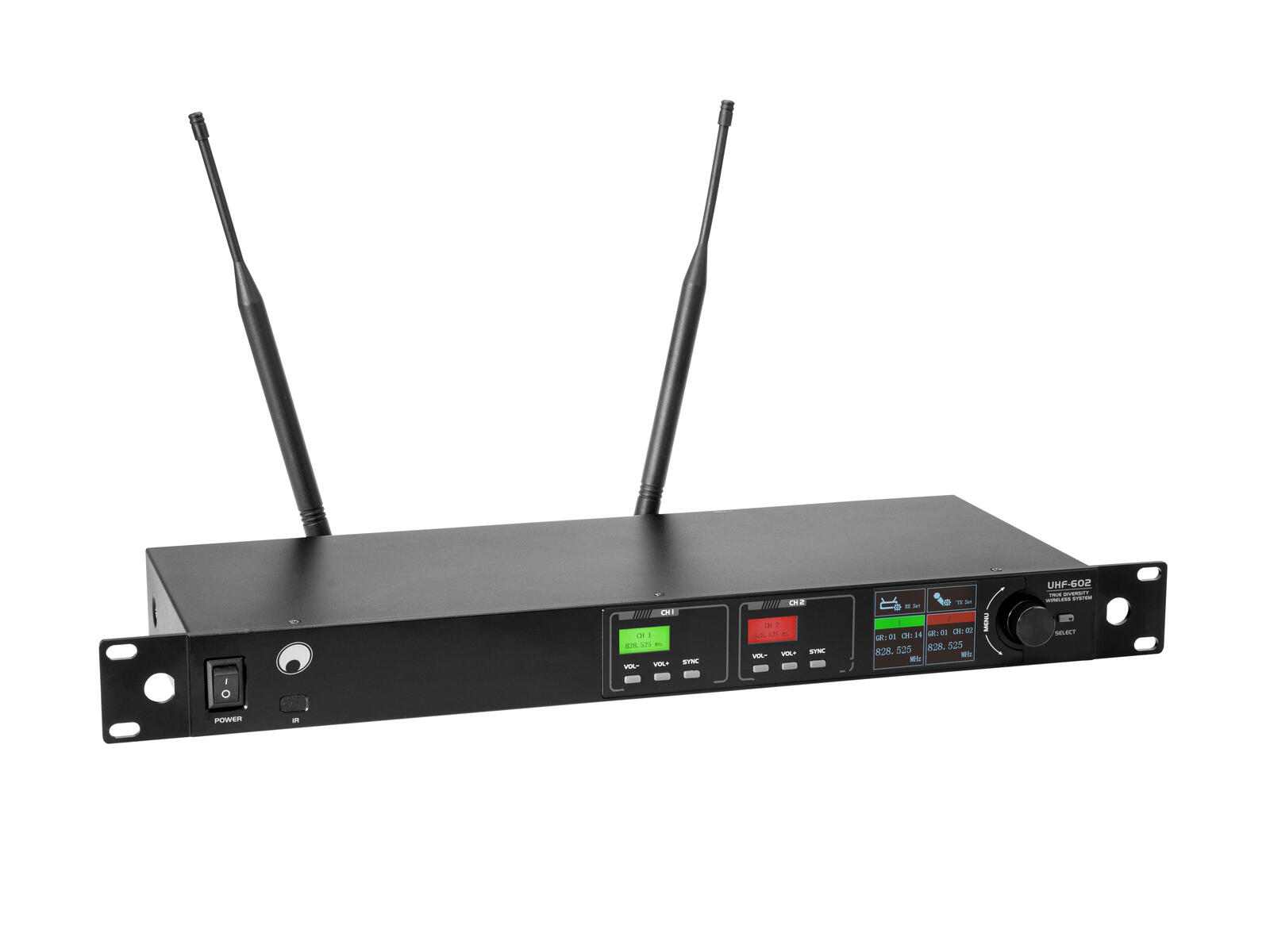 OMNITRONIC UHF-602 2-channel Wireless Mic System 520-554 MHz - Image 2