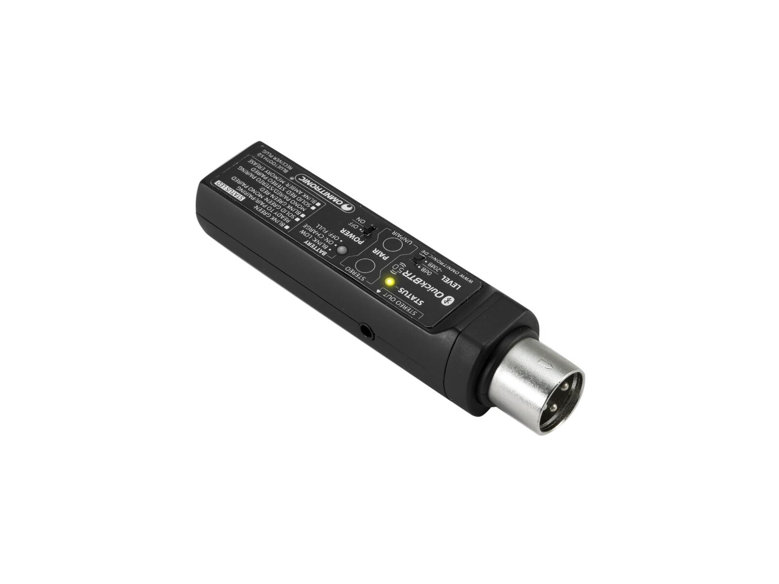OMNITRONIC QuickBTR-5.0 XLR Aptx Bluetooth 5.0 Receiver - Image 3