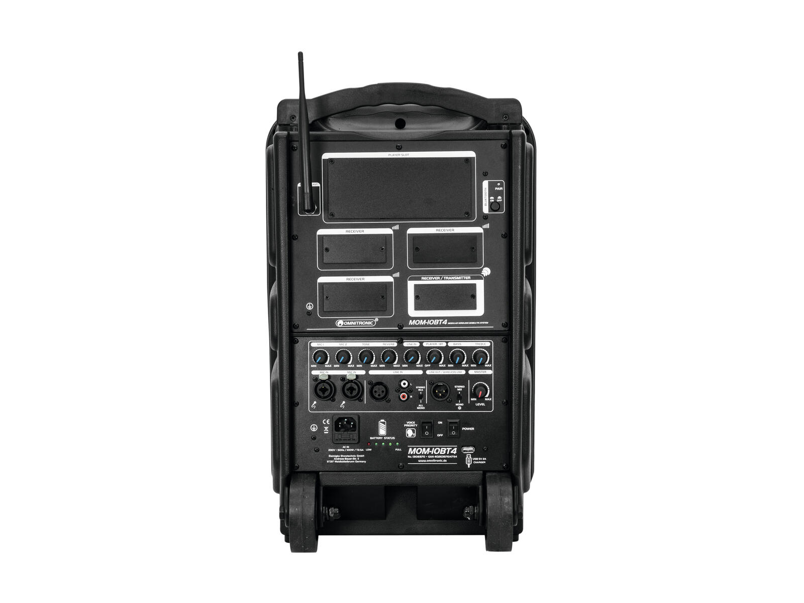 OMNITRONIC MOM-10BT4 Modular Wireless PA System - Image 5
