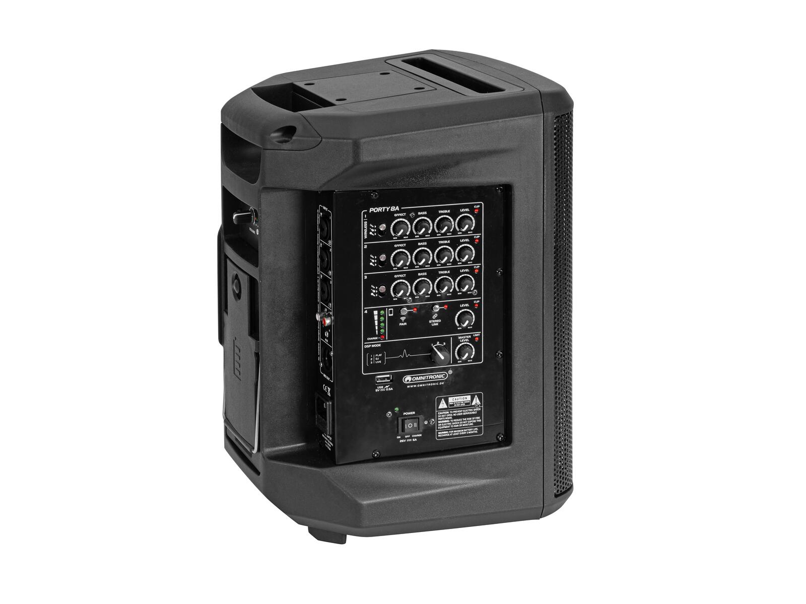 OMNITRONIC PORTY-8A Wireless PA System - Image 4