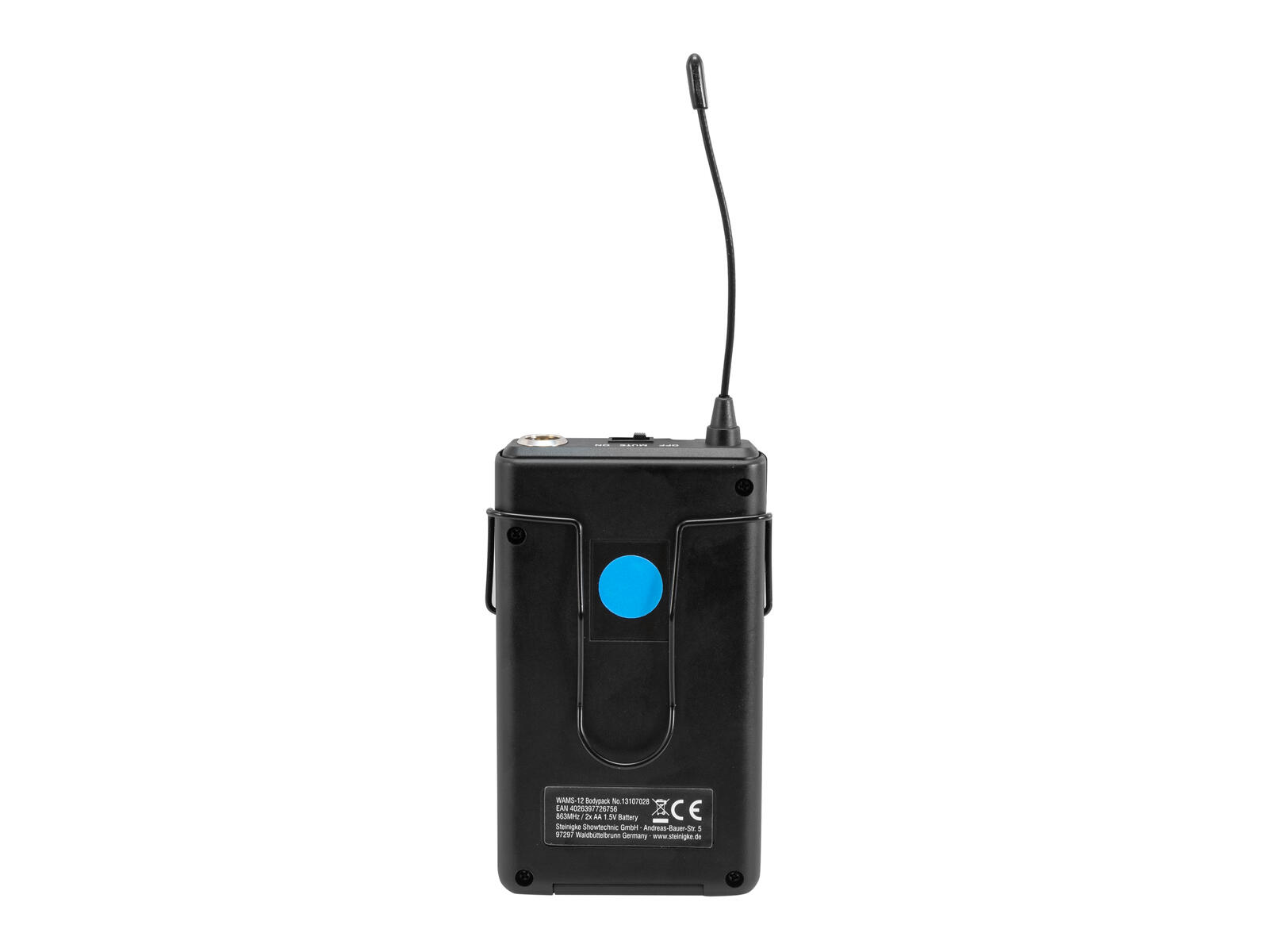 OMNITRONIC WAMS-12 Bodypack incl. Headset 863MHz - Image 4