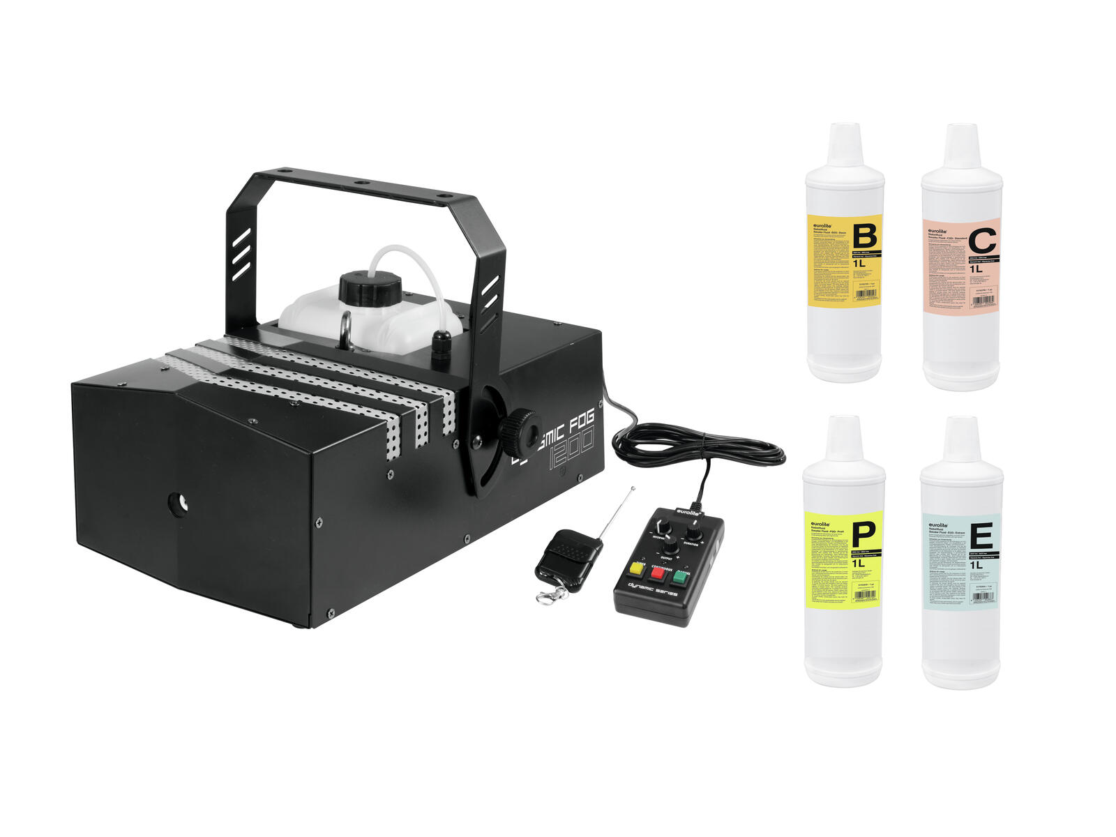 EUROLITE Set Dynamic Fog 1200 + Fluids