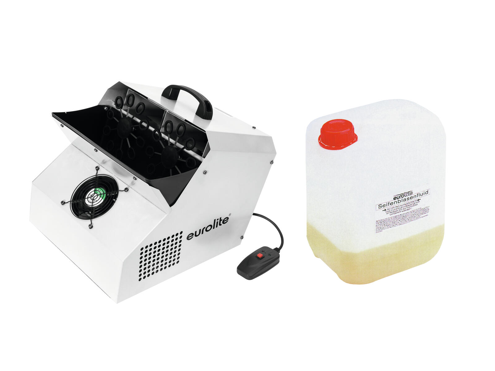 EUROLITE Set SD-201 DMX Bubble Machine + Bubble Concentrate for 5l