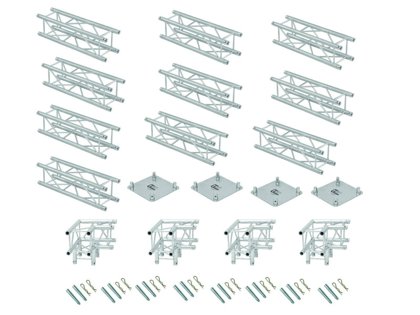 ALUTRUSS Truss Set QUADLOCK 6082 rectangle 7x4x3.5m (WxDxH) - Image 4