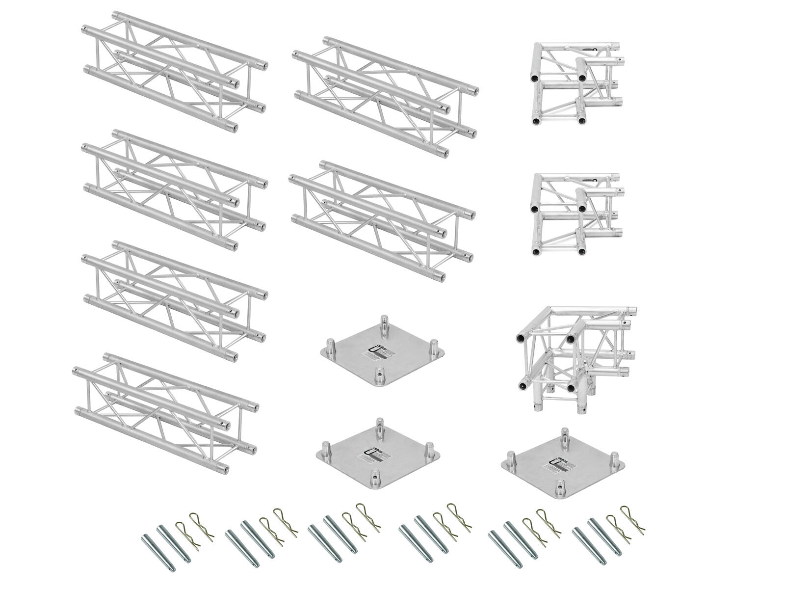 ALUTRUSS Truss set QUADLOCK 6082 L-Figure 7x4x3.5m (WxDxH) - Image 4
