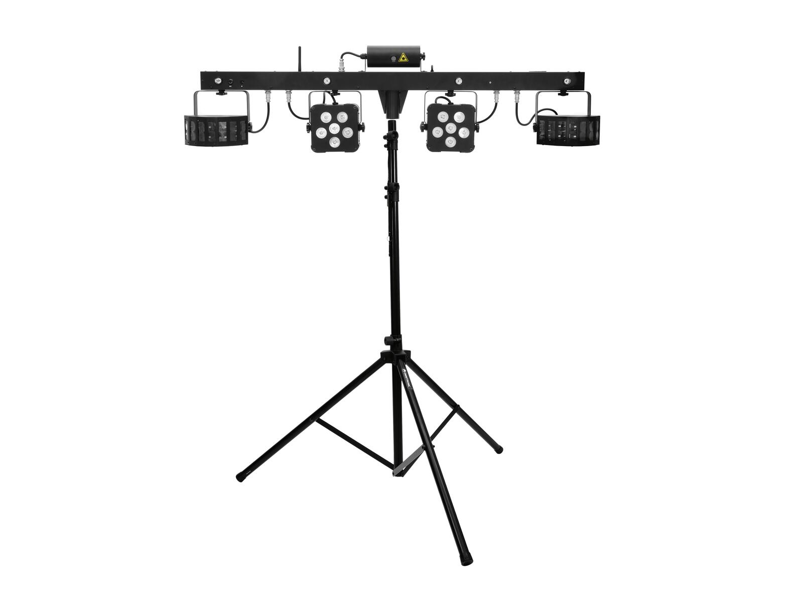 EUROLITE Set LED KLS Laser Bar PRO FX Light Set + M-4 Speaker System Stand