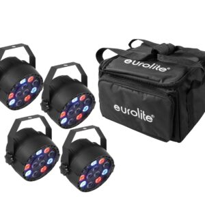 EUROLITE Set 4x LED PARty Spot + Soft Bag