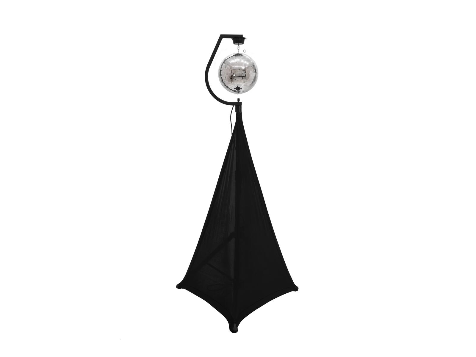 EUROLITE Set Mirror ball 30cm with stand and tripod cover black - Image 2