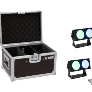 EUROLITE Set 2x LED CBB-2 COB RGB Bar + Case
