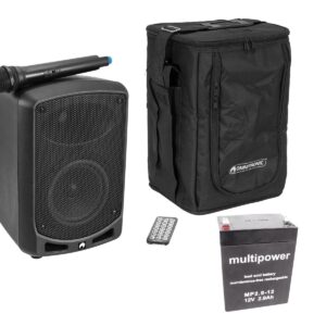 OMNITRONIC Set WAMS-65BT + Battery + Carrying Bag