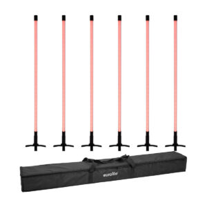 EUROLITE Set 6x LED Neon Stick 134cm RGB + Soft Bag