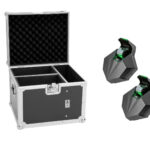 EUROLITE Set 2x LED CAT-80 Beam Effect + Flightcase