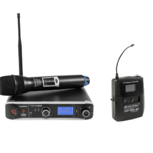 OMNITRONIC Set UHF-301 Receiver + Transmitter 823-832/863-865 MHz