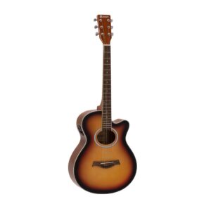 DIMAVERY AW-400 Western Guitar, sunburst