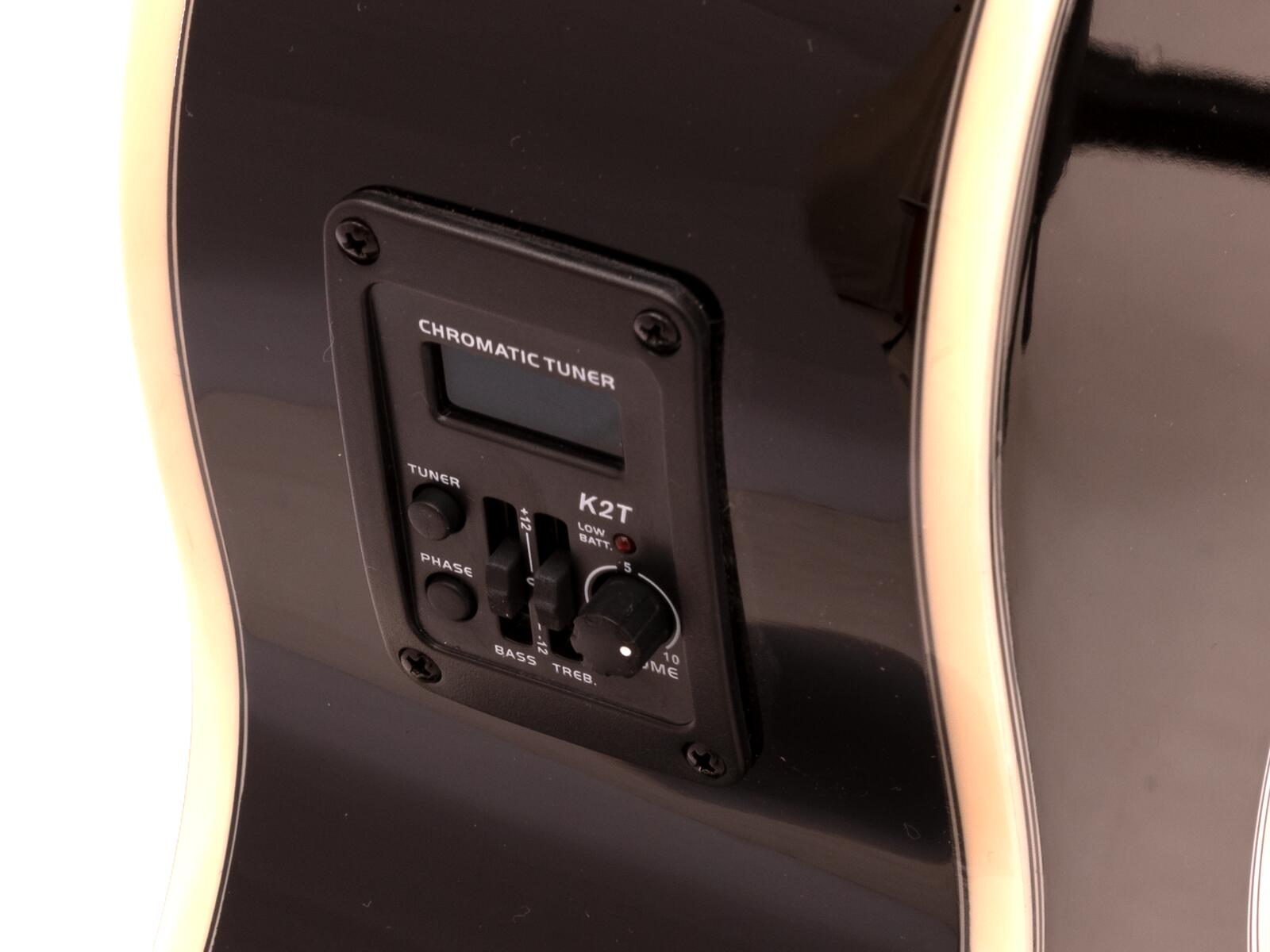 DIMAVERY AW-400 Western Guitar, black - Image 4