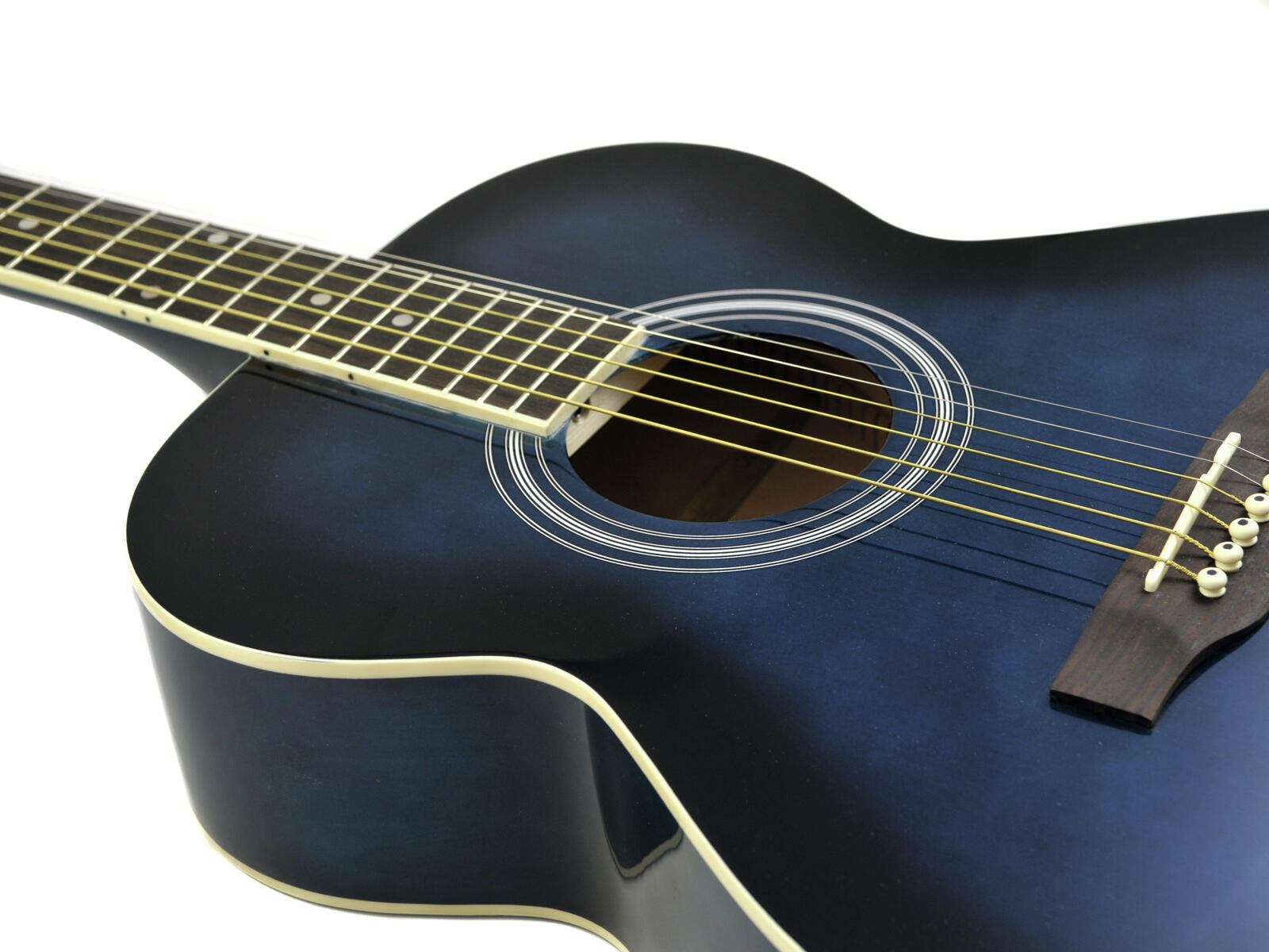 DIMAVERY AW-303 Western Guitar, blueburst - Image 4