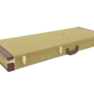 DIMAVERY Wooden Case for E-Guitars, tweed